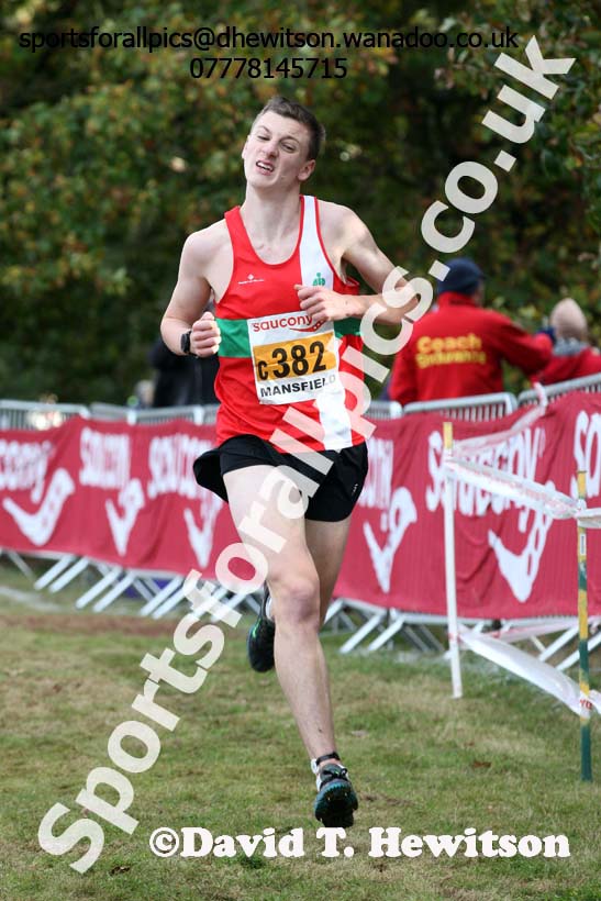 Junior men, 2016 National Cross Country Relays, Berry Hill Park, Mansfield. Photo: David T. Hewitson/Sports for All Pics